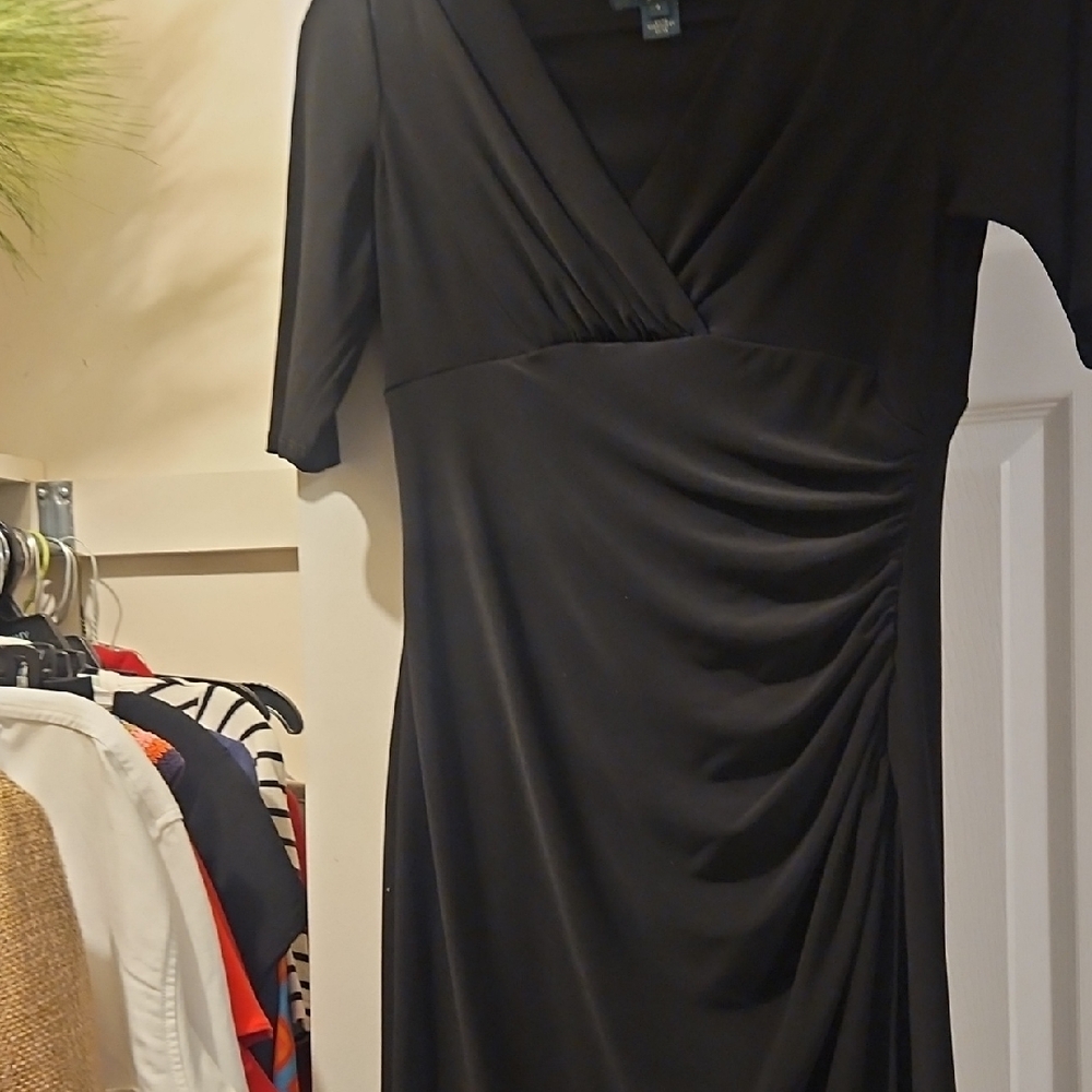 Ralph Lauren Black Long Sleeve Dress